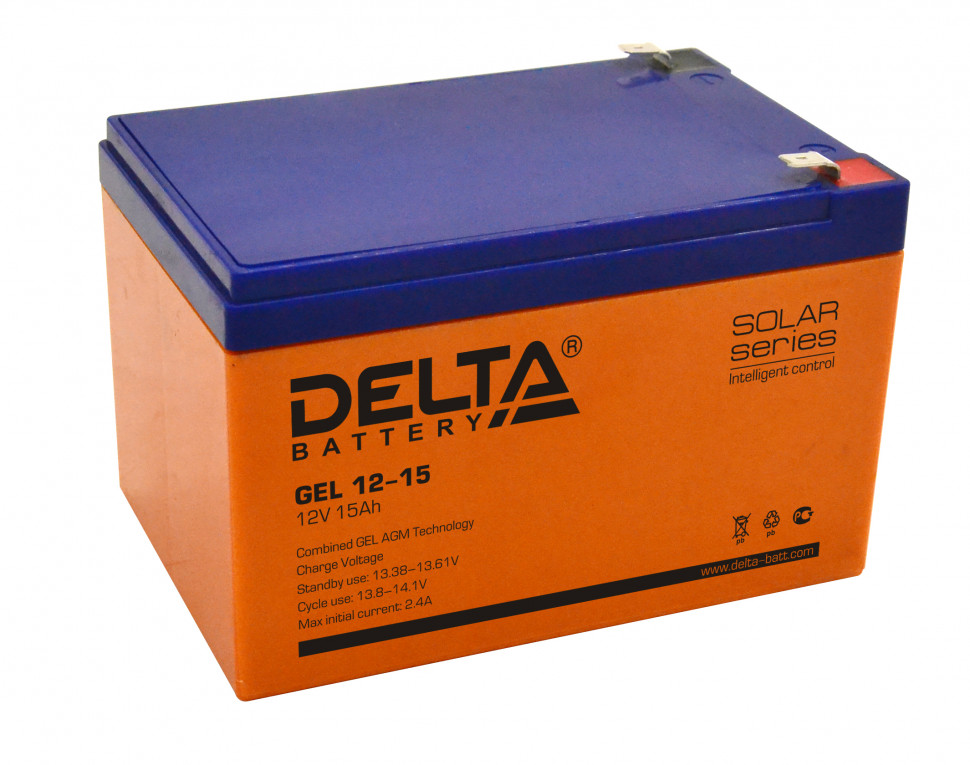 Аккумулятор гелевый Delta GEL 12-15 
