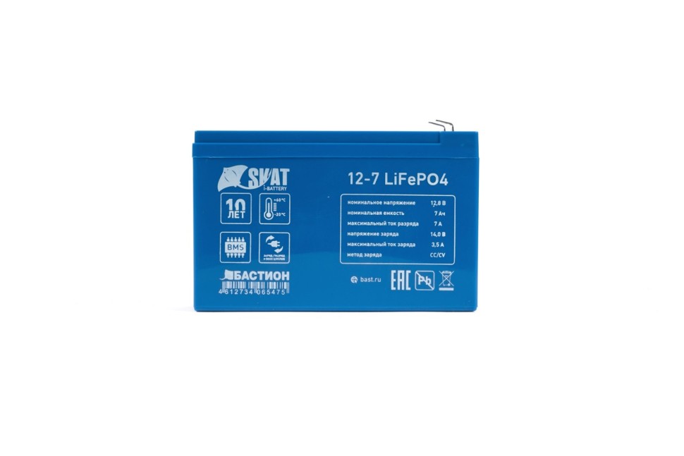 Li-ion аккумулятор Skat i-Battery 12-7 LiFePO4